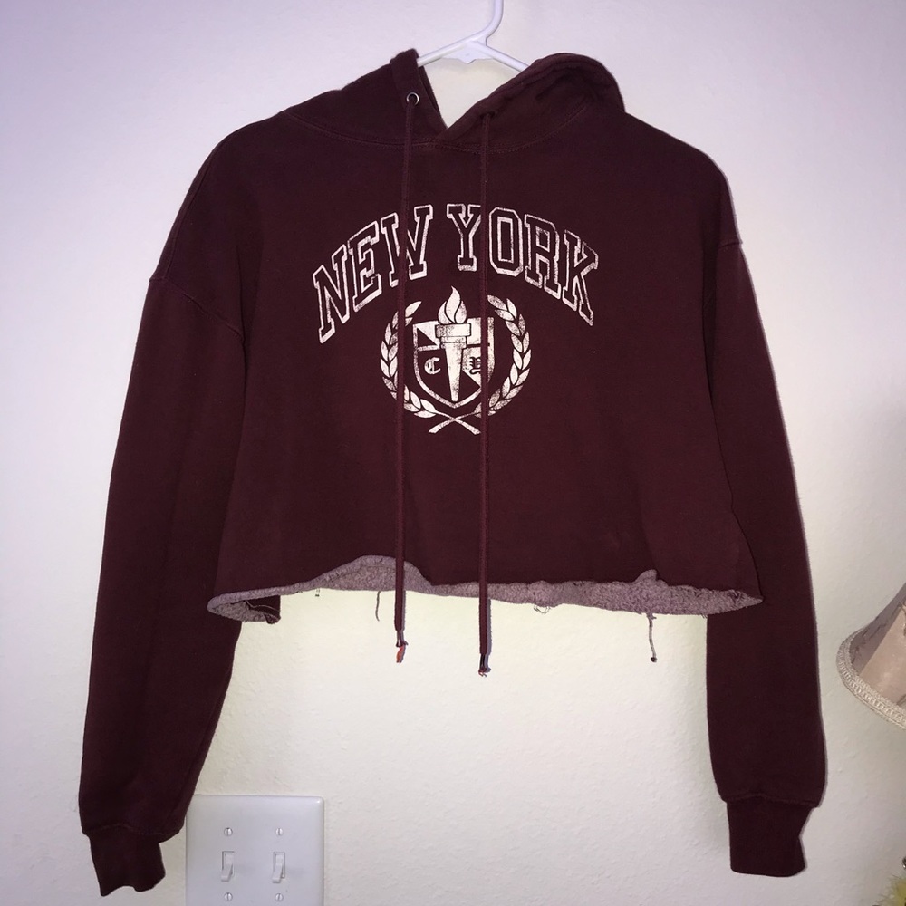 Cropped hoodie